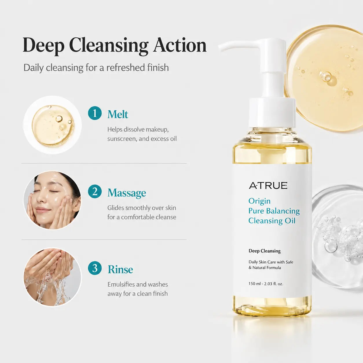Atrue Origin Pure Balancing Cleansing Oil 150ml