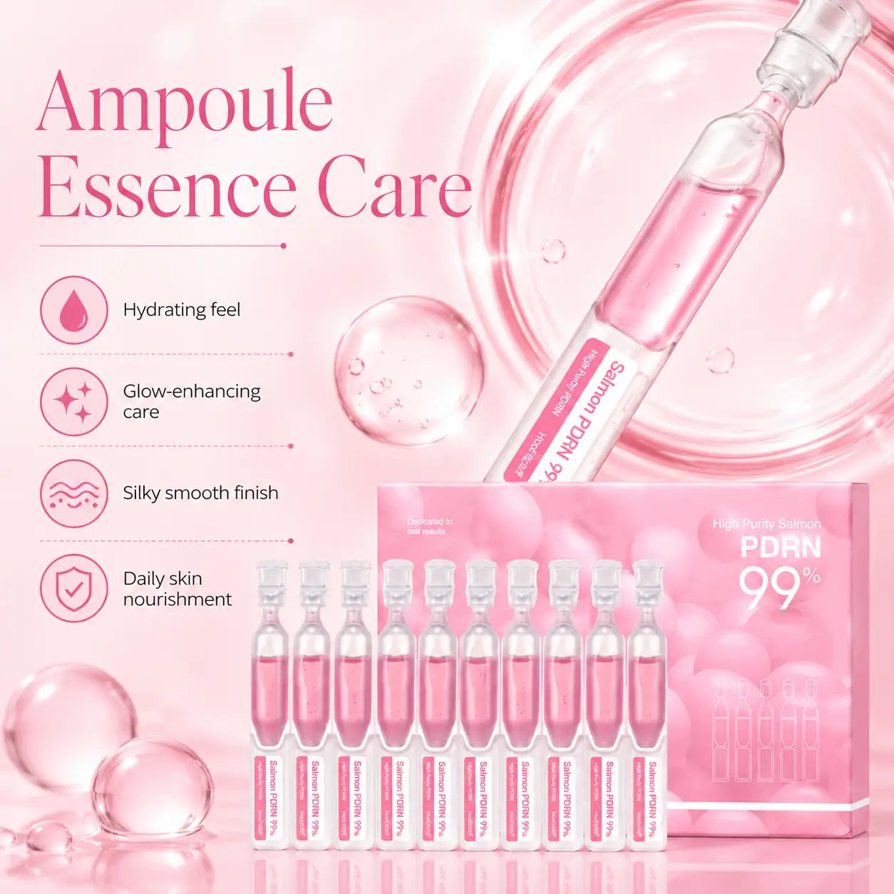 Medicube PDRN Pink One Day Serum Set 1.5ml x 10ea