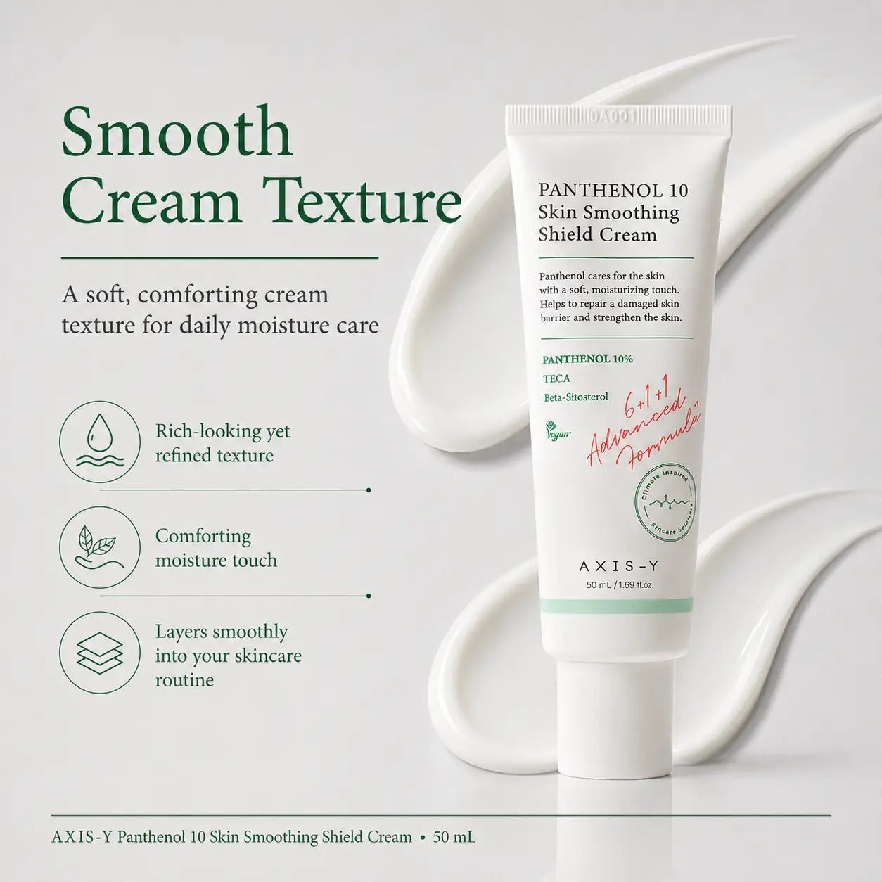 AXIS-Y Panthenol 10 Skin Smoothing Shield Cream 50ml