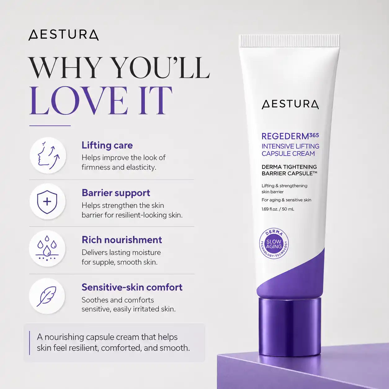 AESTURA Regederm 365 Intensive Lifting Capsule Cream 50ml