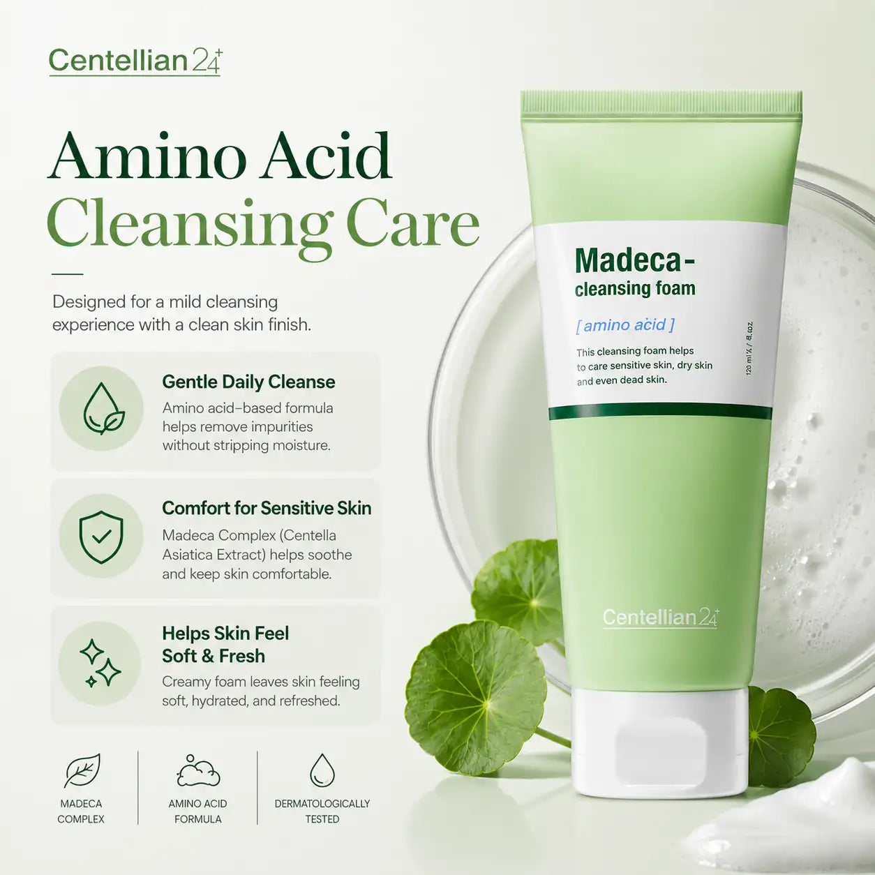 Centellian24 Madeca Cleansing Foam 160g
