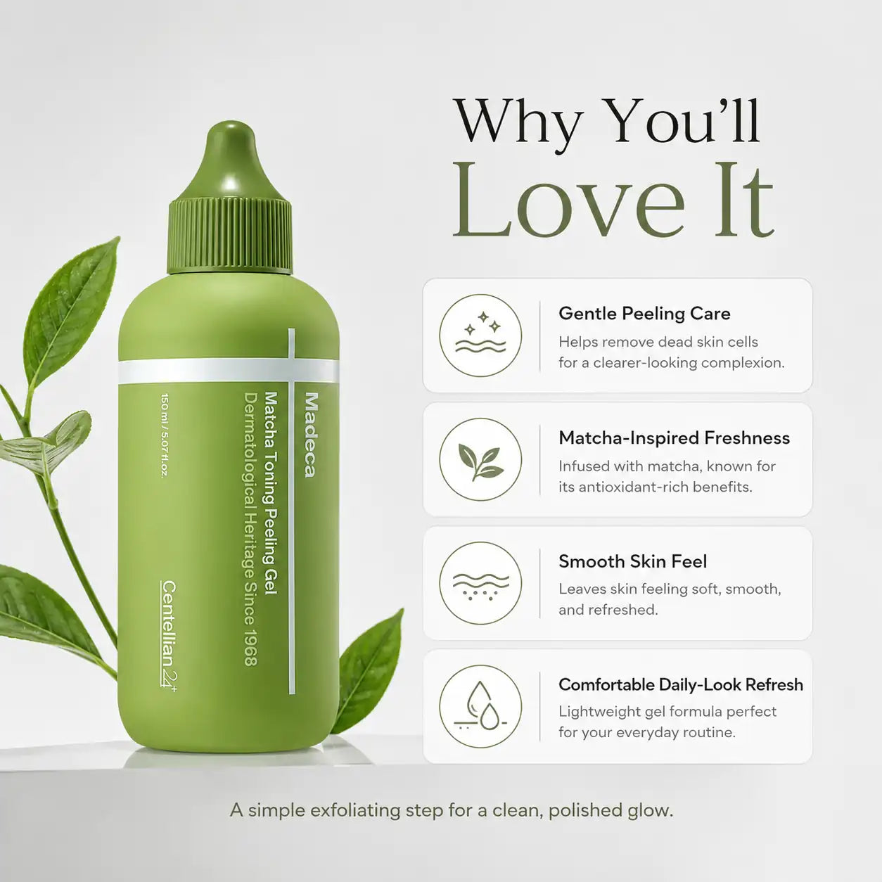 Centellian24 Madeca Matcha Toning Peeling Gel 150ml