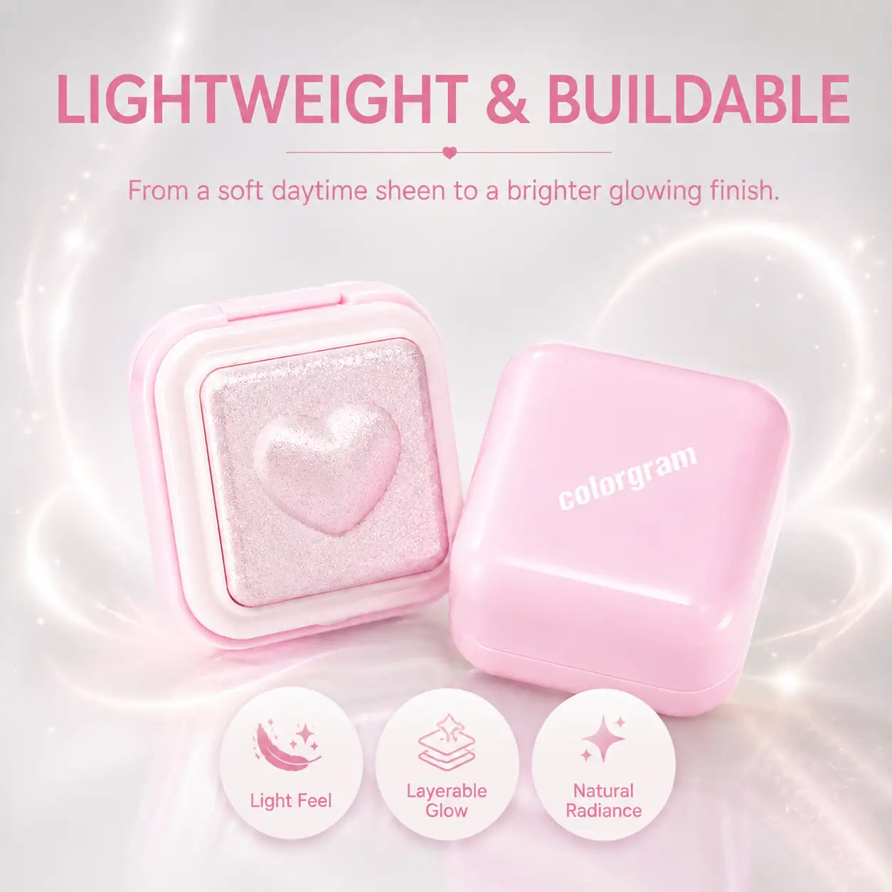 Colorgram Milk Bling Heartlighter 02 Pink Heart (view 8)