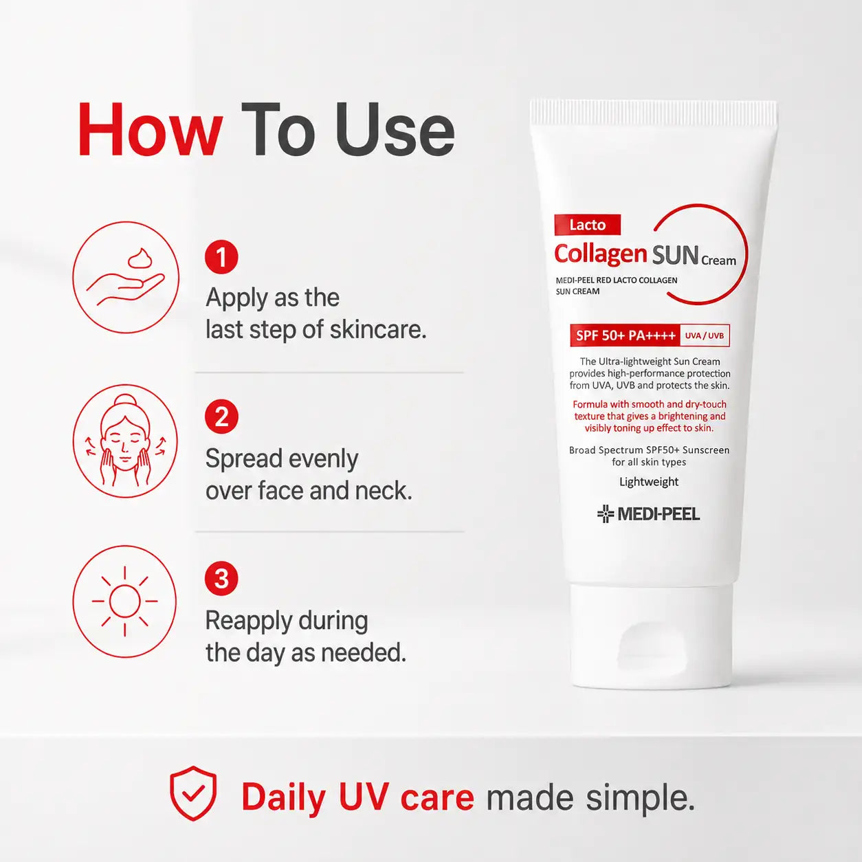 MEDI-PEEL Red Lacto Collagen Sun Cream 50ml