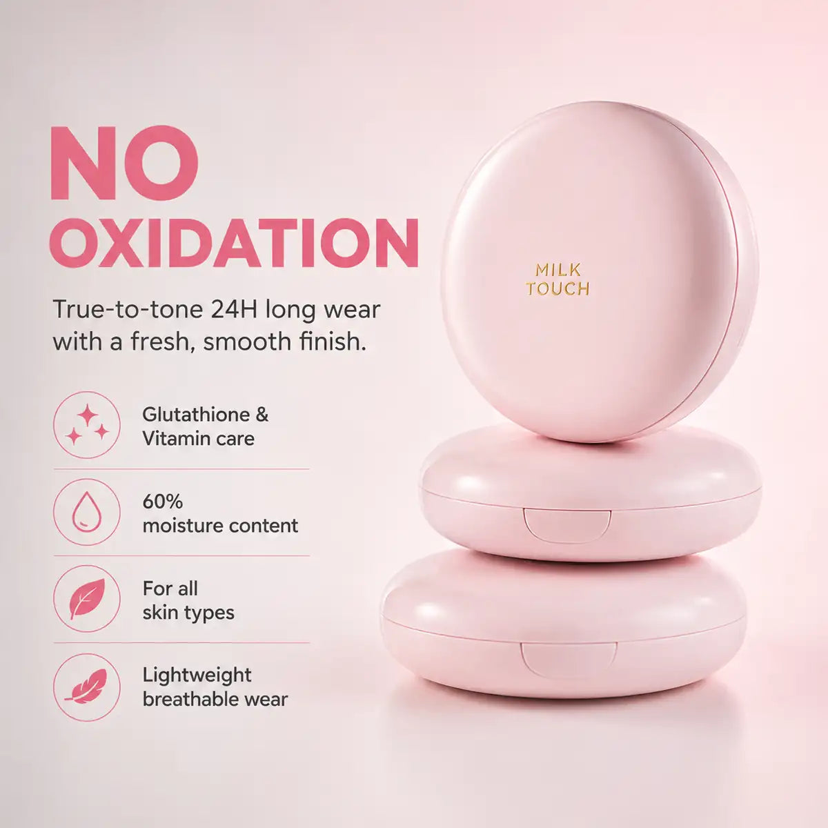 back label showing the cushion's ingredients