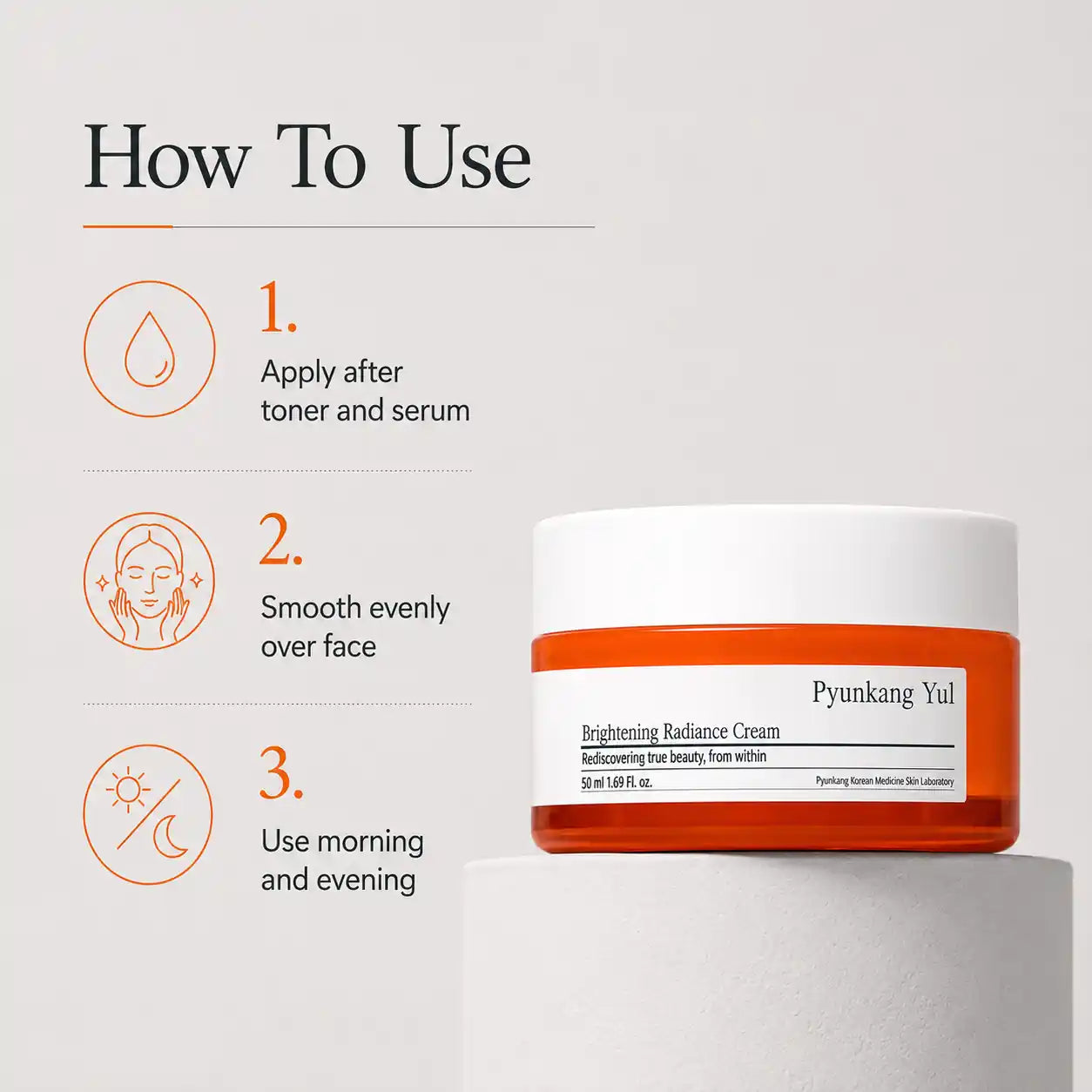 Pyunkang Yul Brightening Radiance Cream 50ml