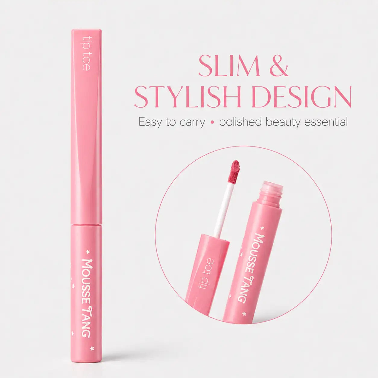 Tiptoe Mousse Tang Lip Matter 001 Amelie Lip Tint