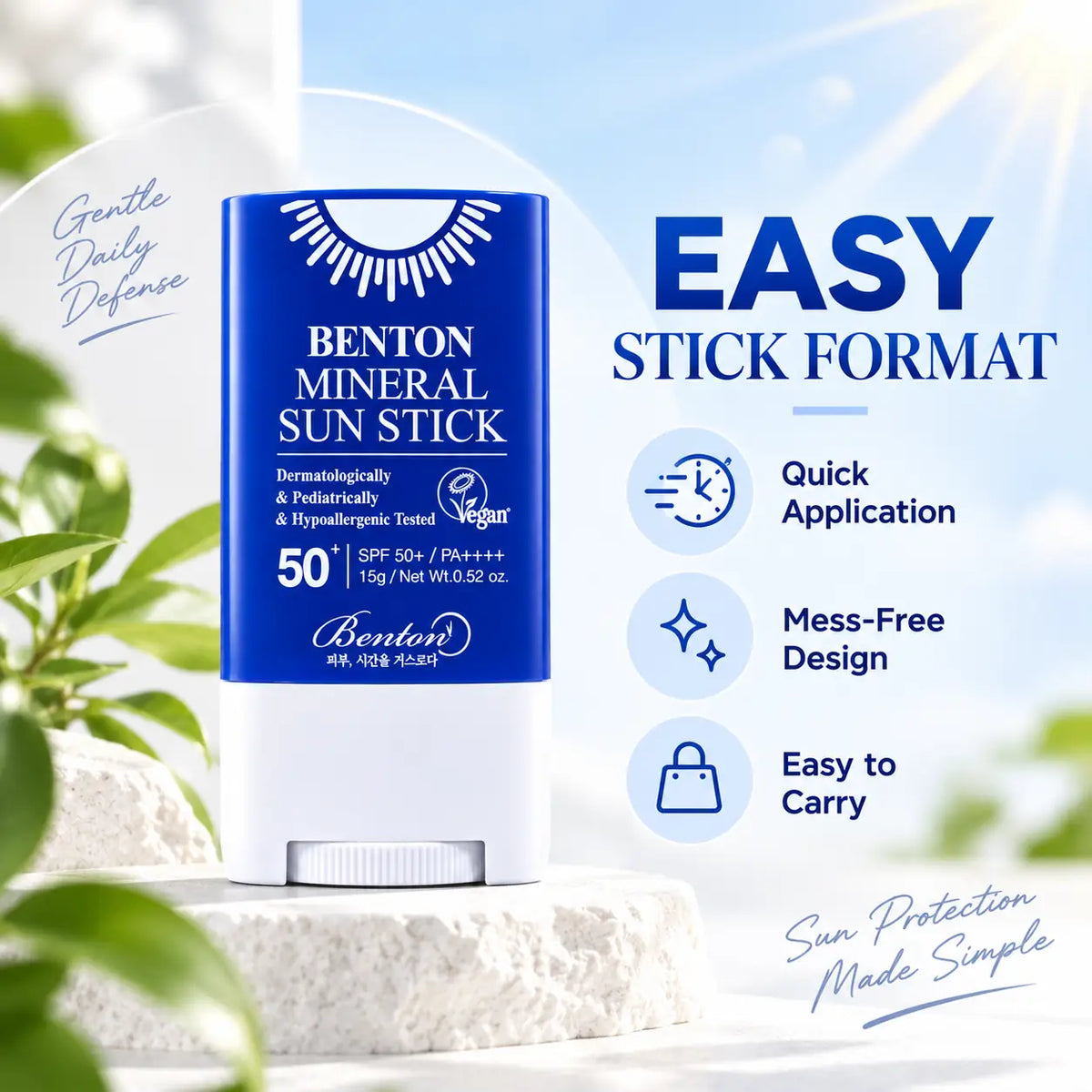 Benton Mineral Sun Stick SPF50+ PA++++ 15g