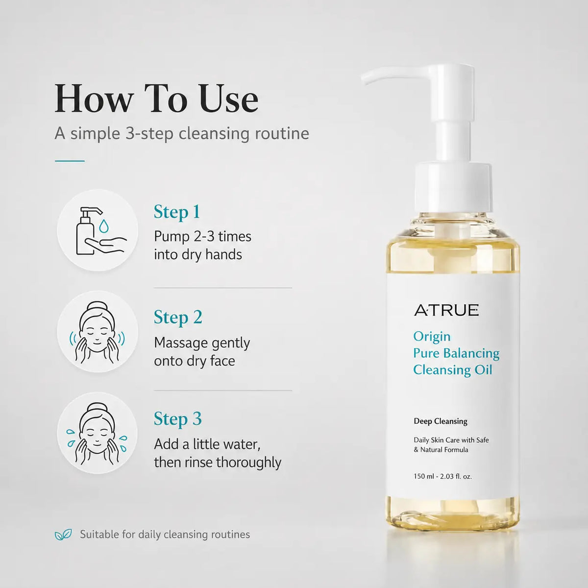 Atrue Origin Pure Balancing Cleansing Oil 150ml