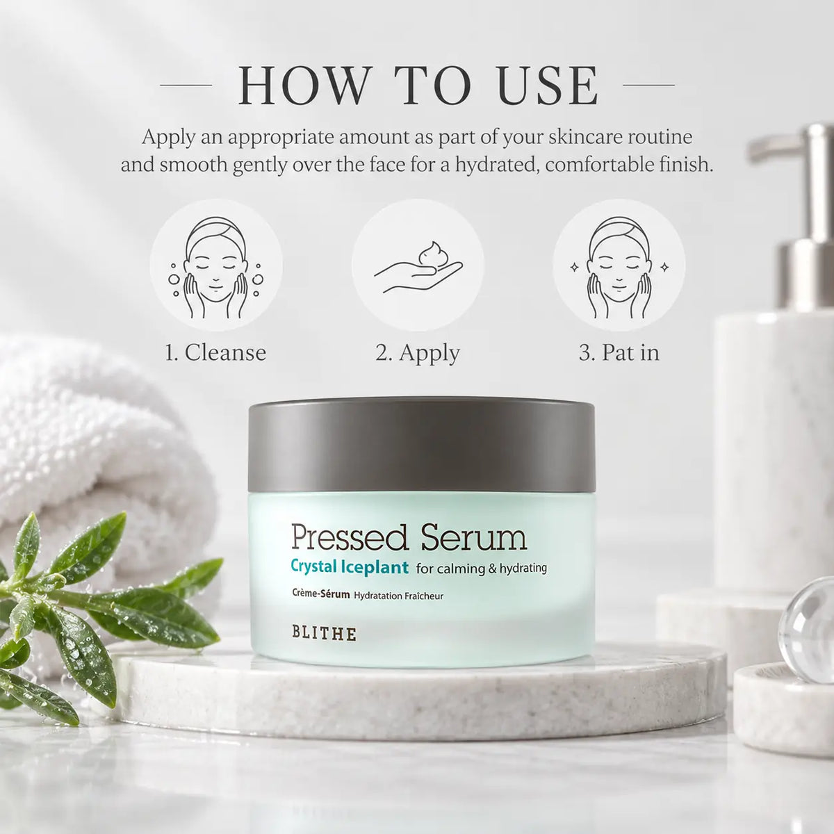 BLITHE Pressed Serum Crystal Iceplant 50ml