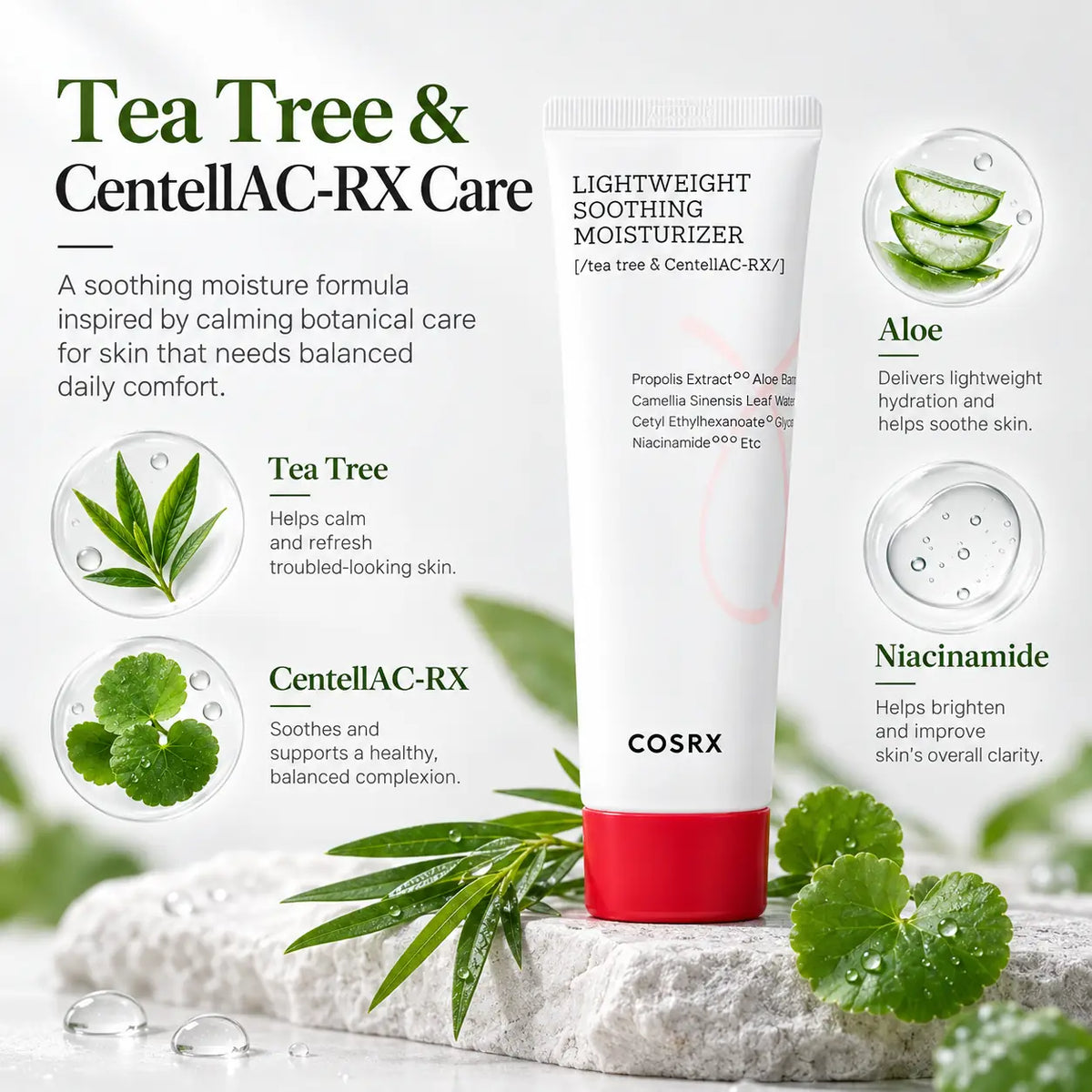COSRX AC Collection Lightweight Soothing Moisturizer 80ml