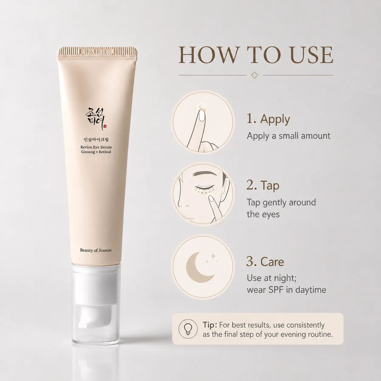 Beauty of Joseon Revive Eye Serum : Ginseng + Retinal 30ml