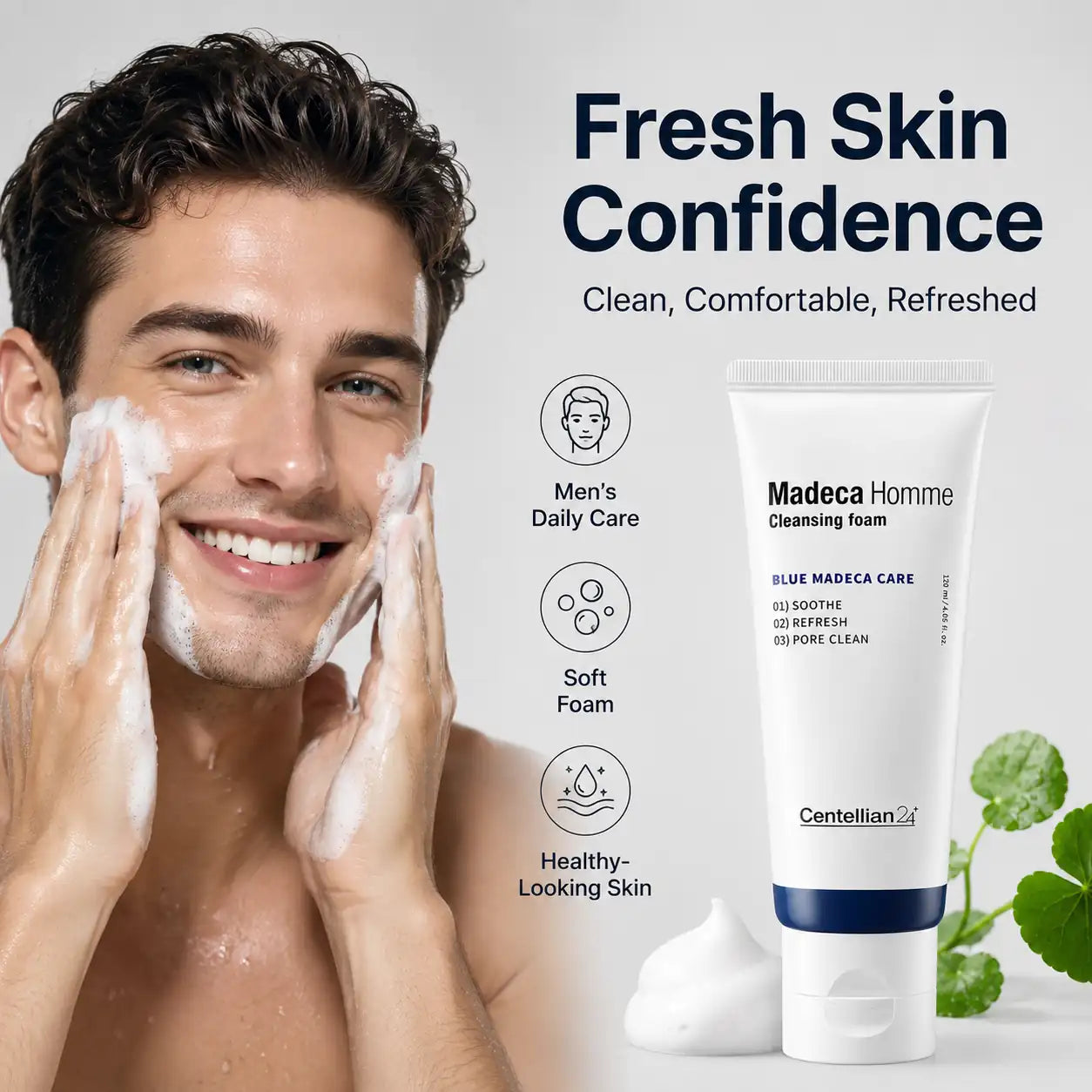 Centellian24 Madeca Homme Cleansing Foam 120ml