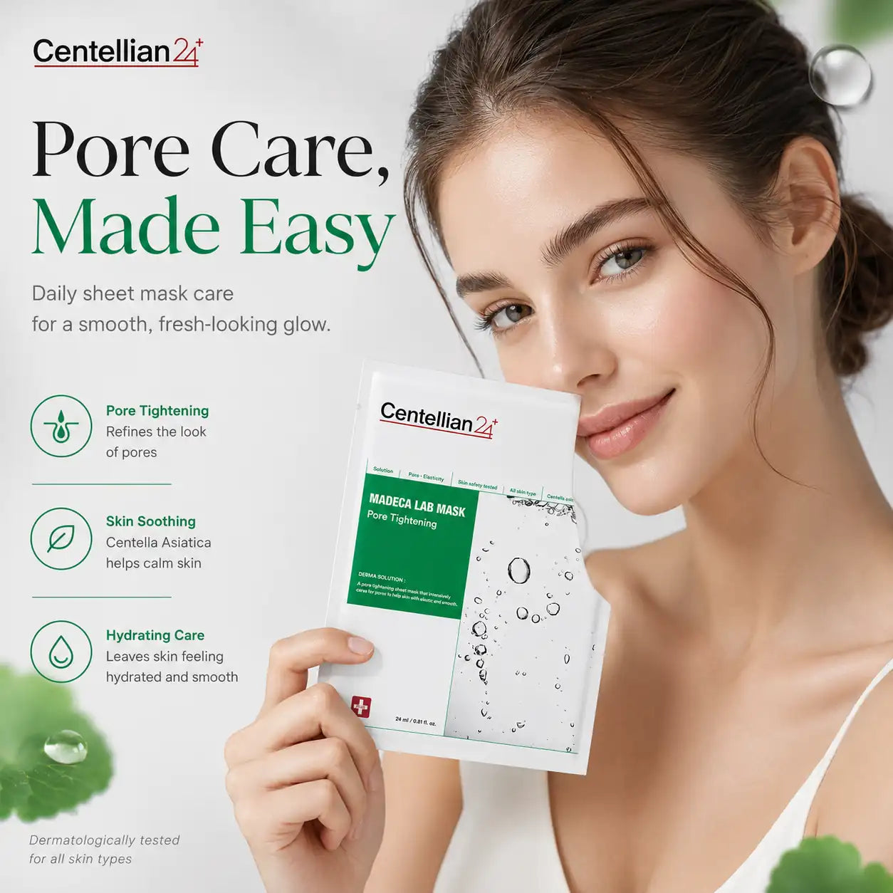 Centellian24 Madeca Lab Mask Pore Tightening 25ml 20pcs