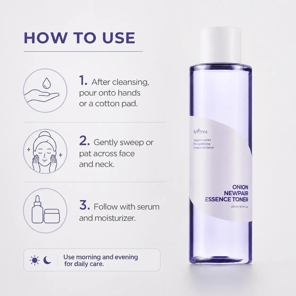 Isntree Onion Newpair Essence Toner 200ml
