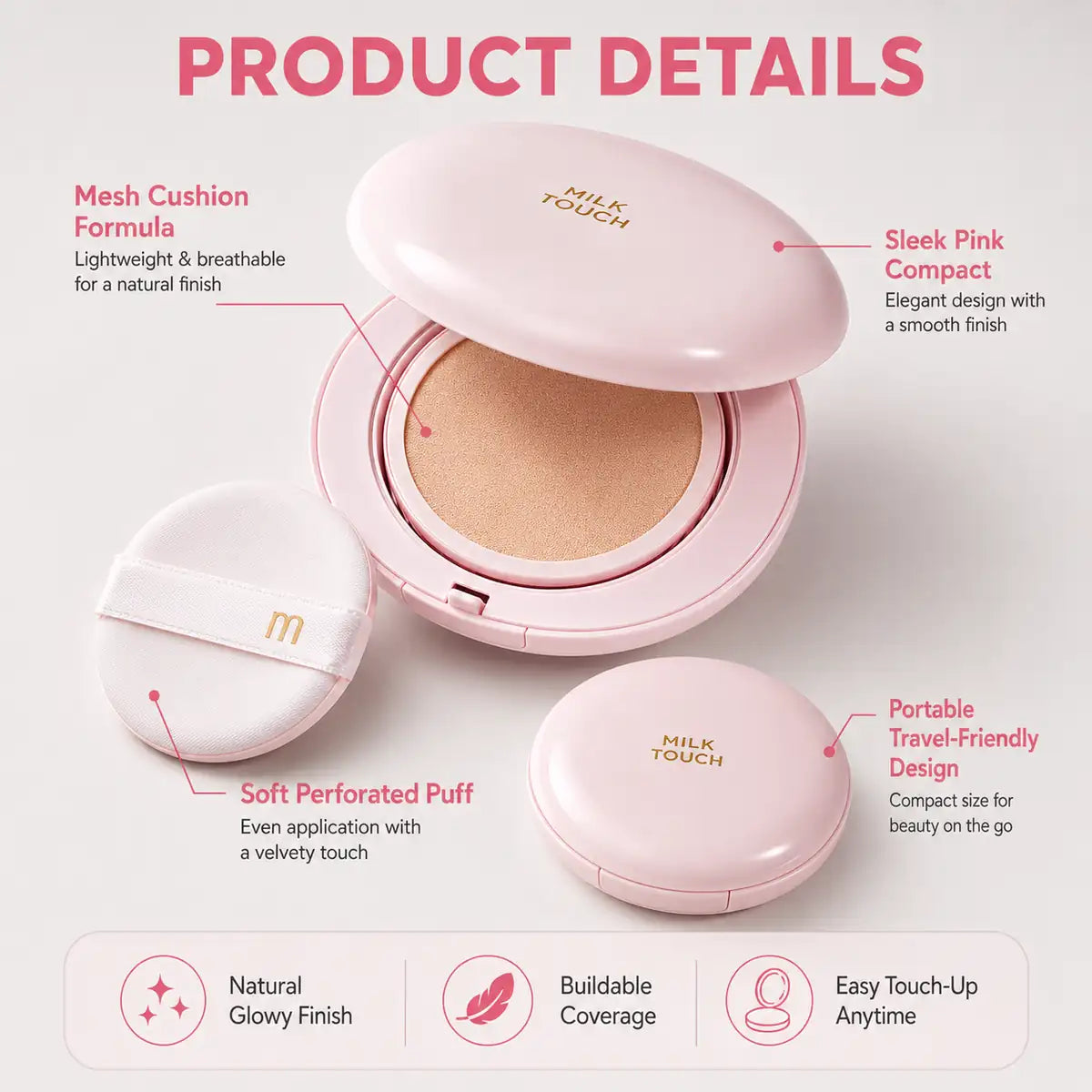 Milk Touch Milky Glow Cushion compact closed