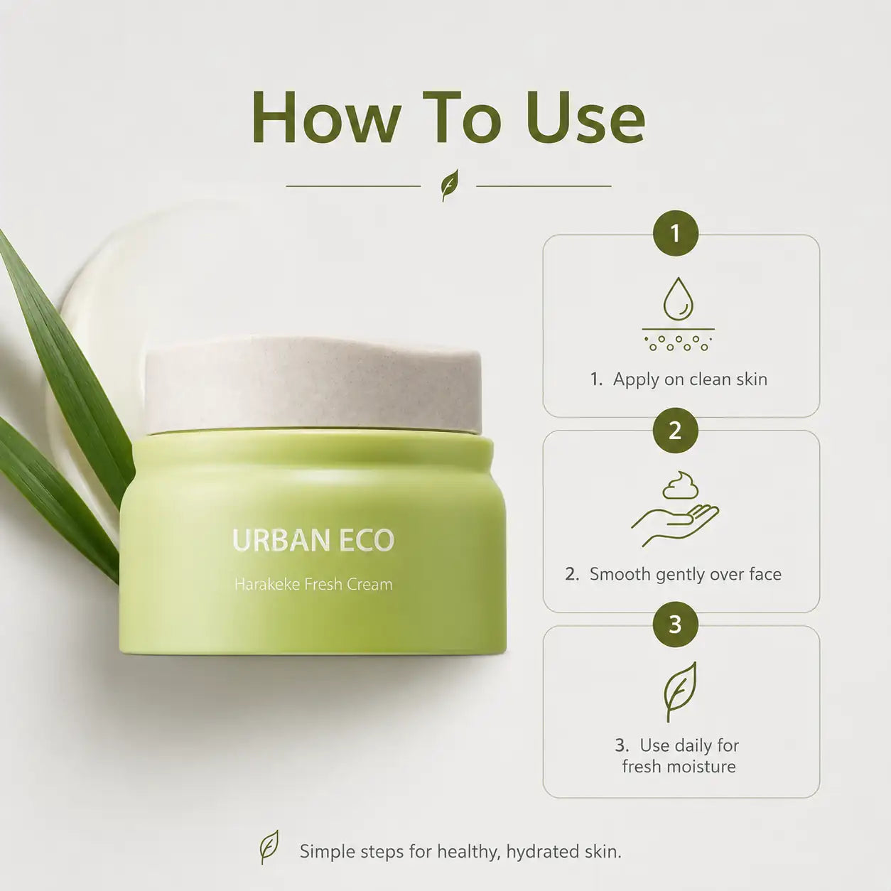 The Saem Urban Eco Harakeke Fresh Cream 50ml