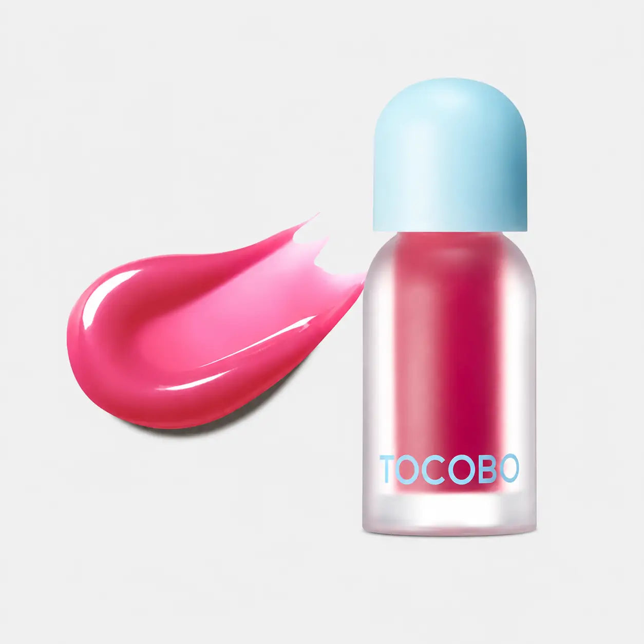 back label showing Tocobo Juicy Berry Plumping Lip Oil ingredients