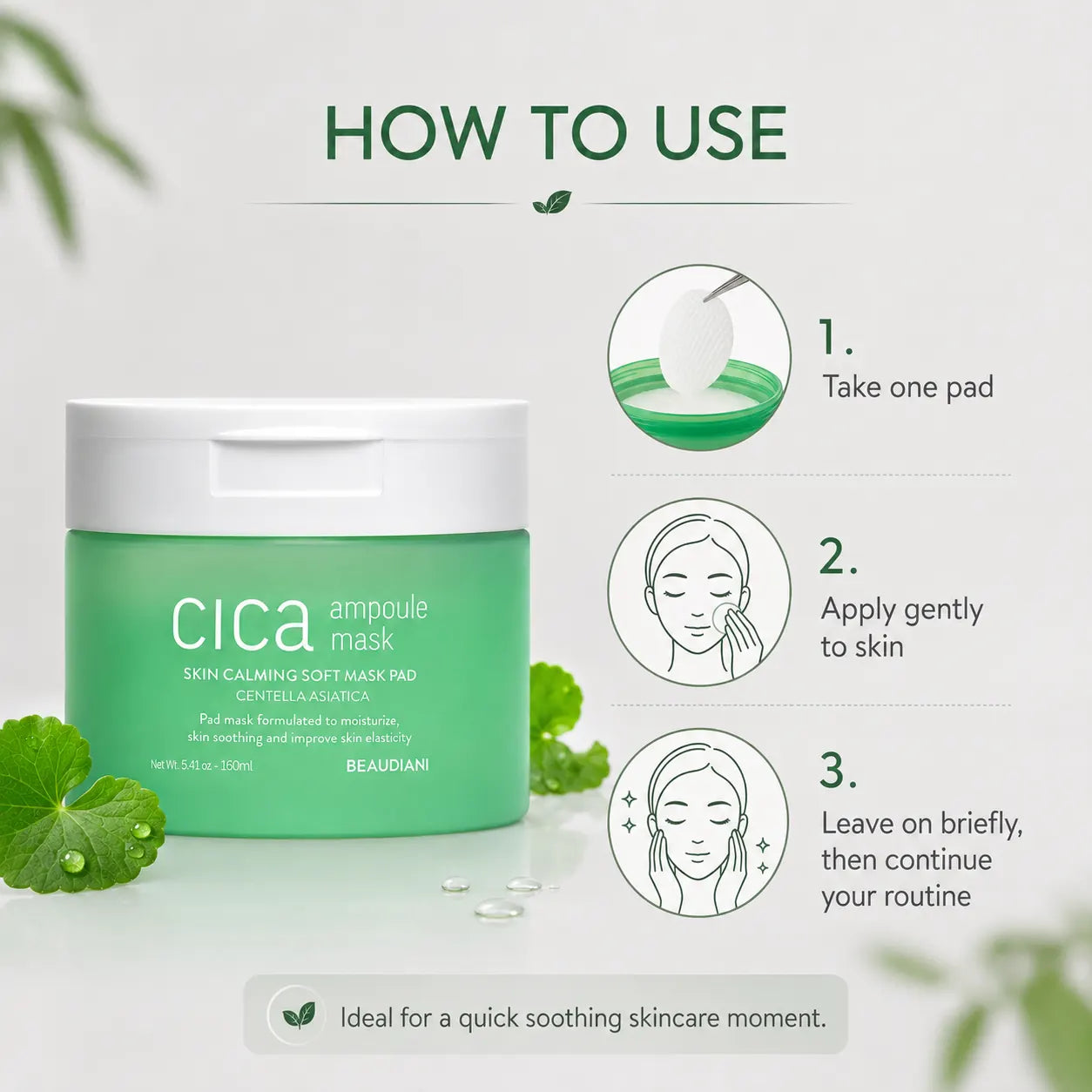 BEAUDIANI Cica Ampoule Mask 100ea