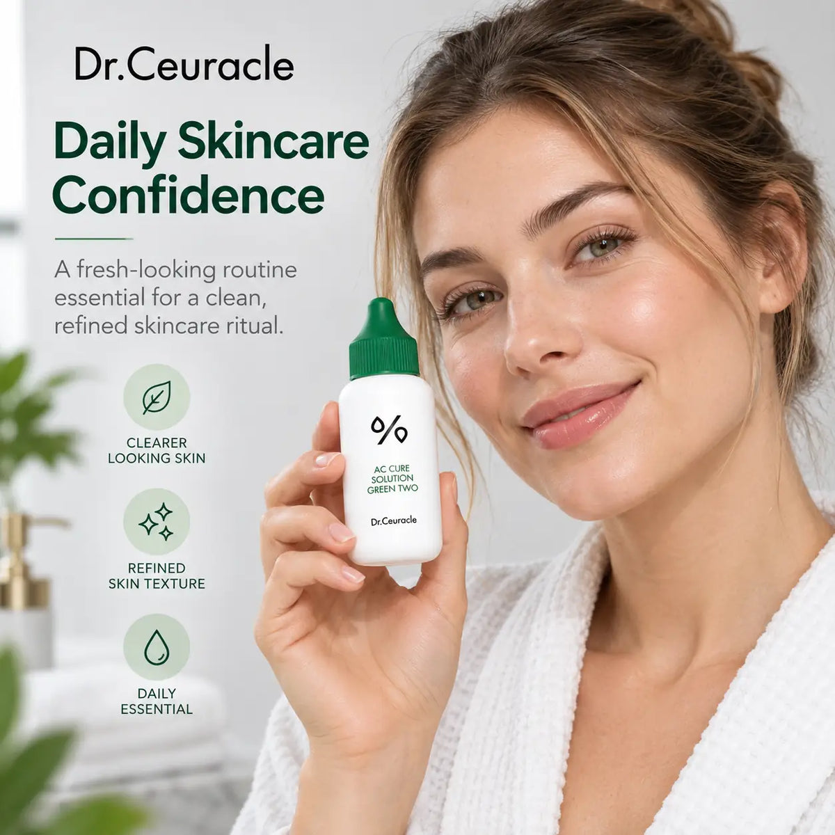 Dr. Ceuracle AC helps care for Solution Green Two 50ml