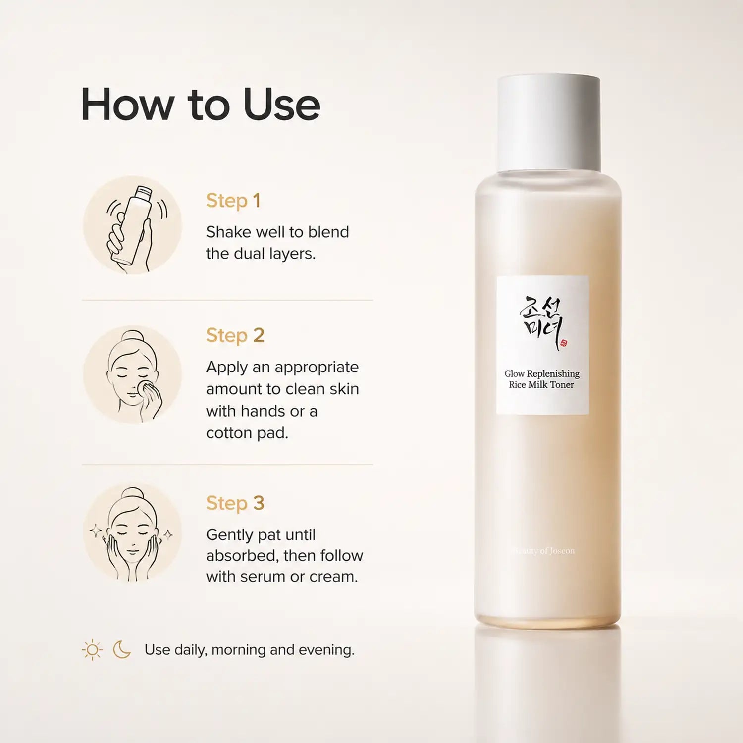 Beauty of Joseon Glow Replenishing Rice Milk Toner 150ml