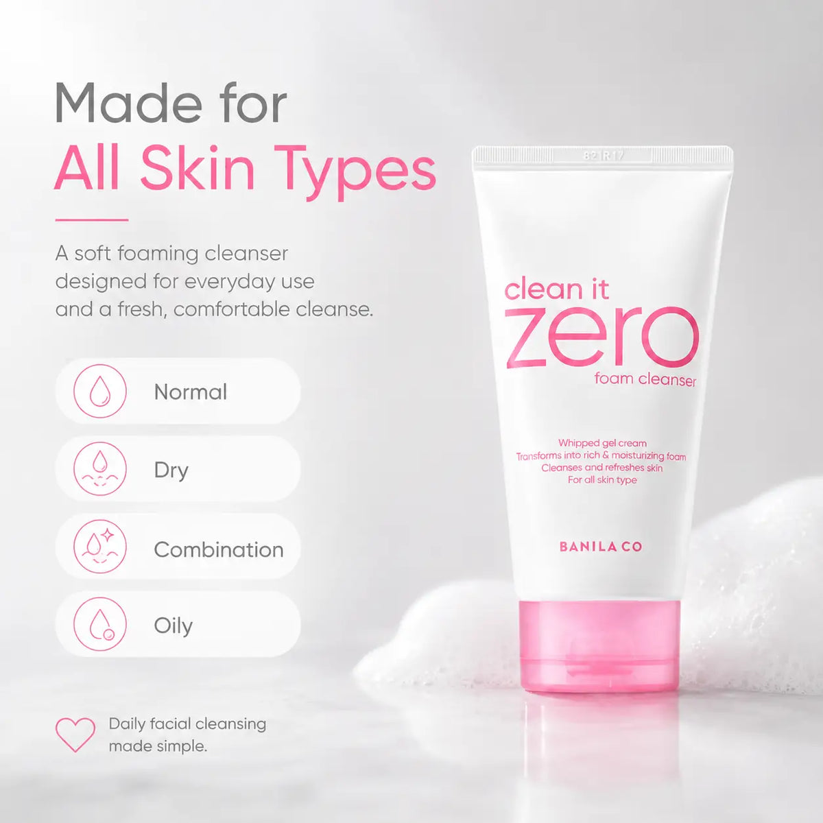 Banila Co Clean It Zero Foam Cleanser 150ml
