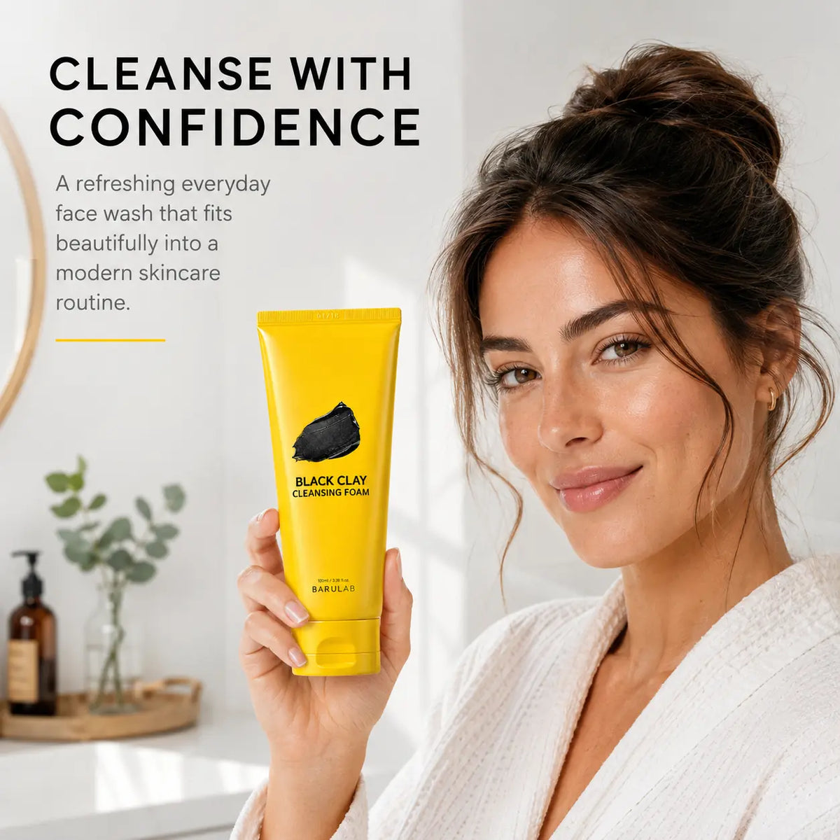BARULAB Black Clay Cleansing Foam 100ml