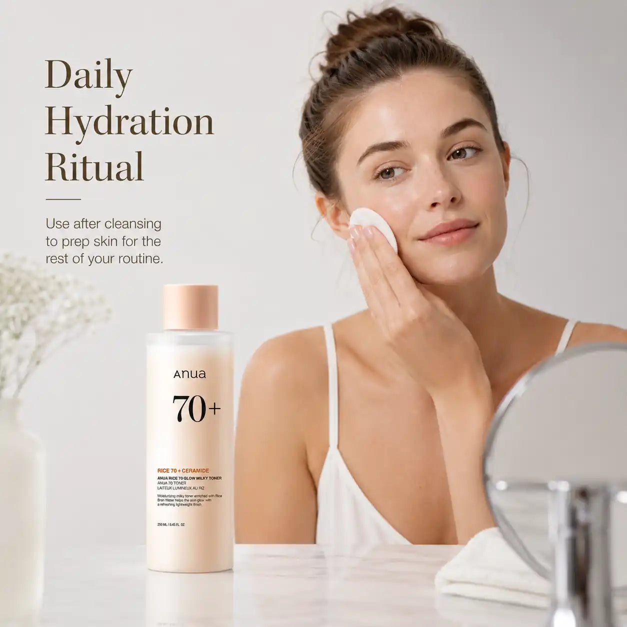 ANUA Rice 70% Glow Milky Toner 250ml