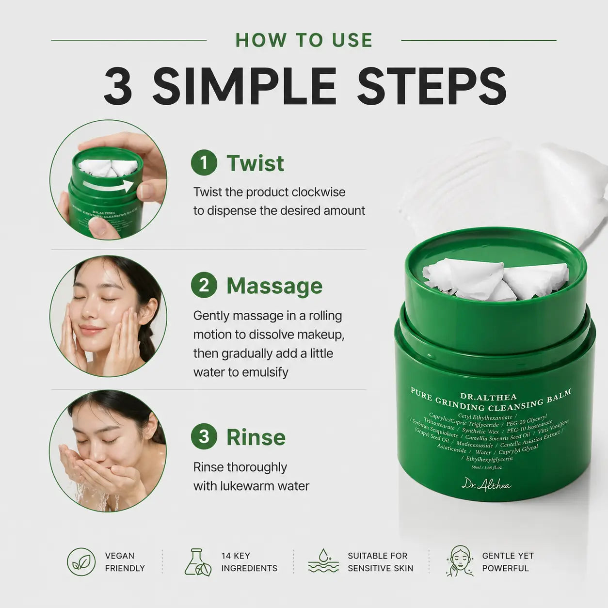 Dr. Althea Pure Grinding Cleansing Balm 50ml