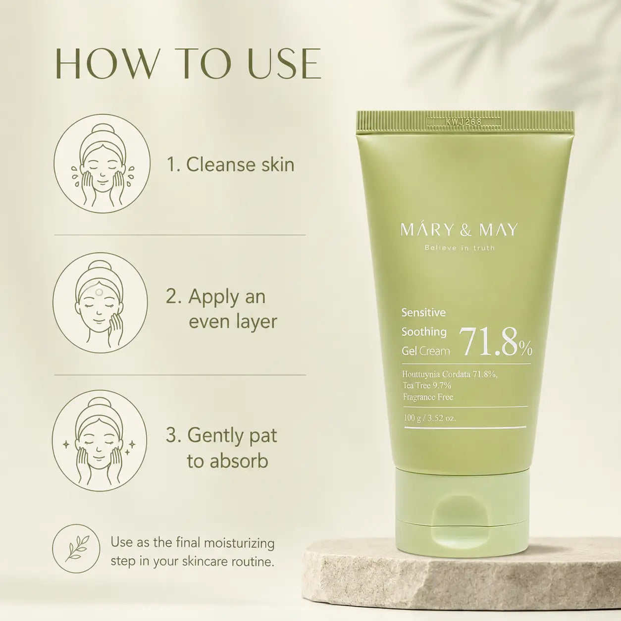 Mary&May Sensitive Soothing Gel Cream 100g