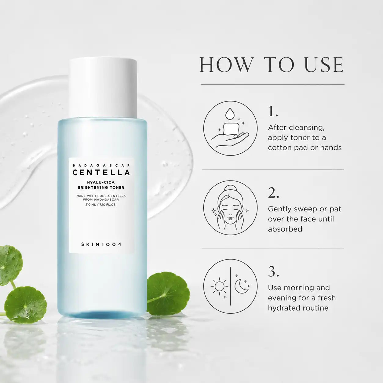 SKIN1004 Madagascar Centella Hyalu-Cica Brightening Toner 210ml