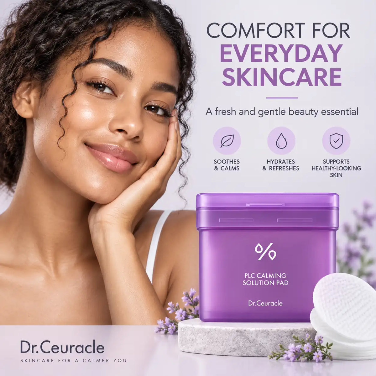 Dr. Ceuracle Plc Calming Solution Pad 220ml 130PADS 130PADS 220ml