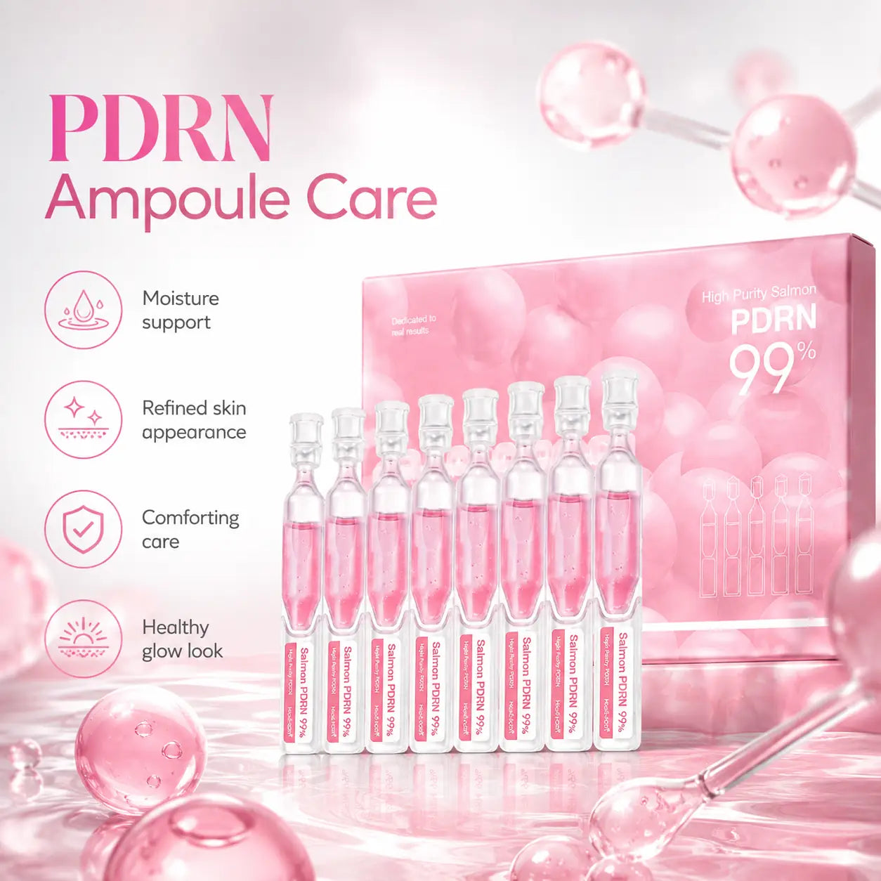 Medicube PDRN Pink One Day Serum Set 1.5ml x 10ea
