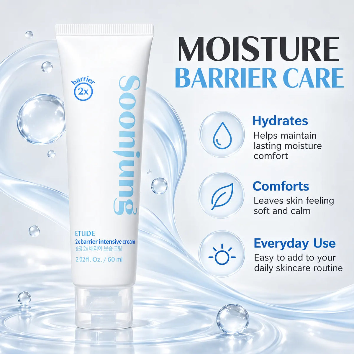 ETUDE Soonjung 2X Barrier Intensive Cream 60ml