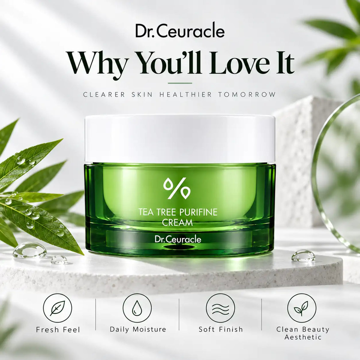 Dr. Ceuracle Tea Tree Purifine 80 Cream 50g