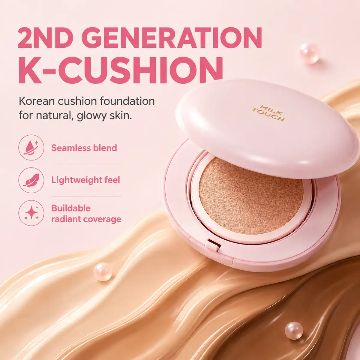 Milk Touch Milky Glow Cushion compact open (view 8)