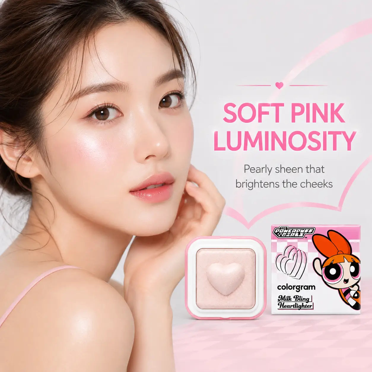 Colorgram Milk Bling Heartlighter 05 Spring Pink Blossom (view 8)