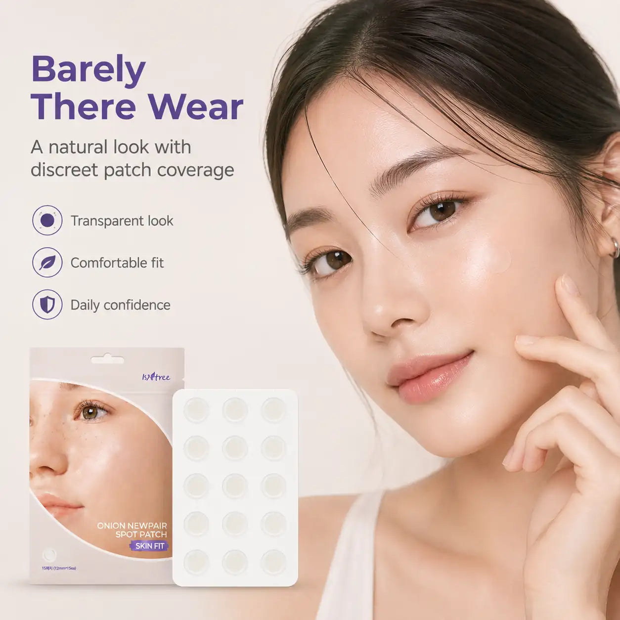 Isntree Onion Newpair Spot Patch Skin Fit 15 Patches