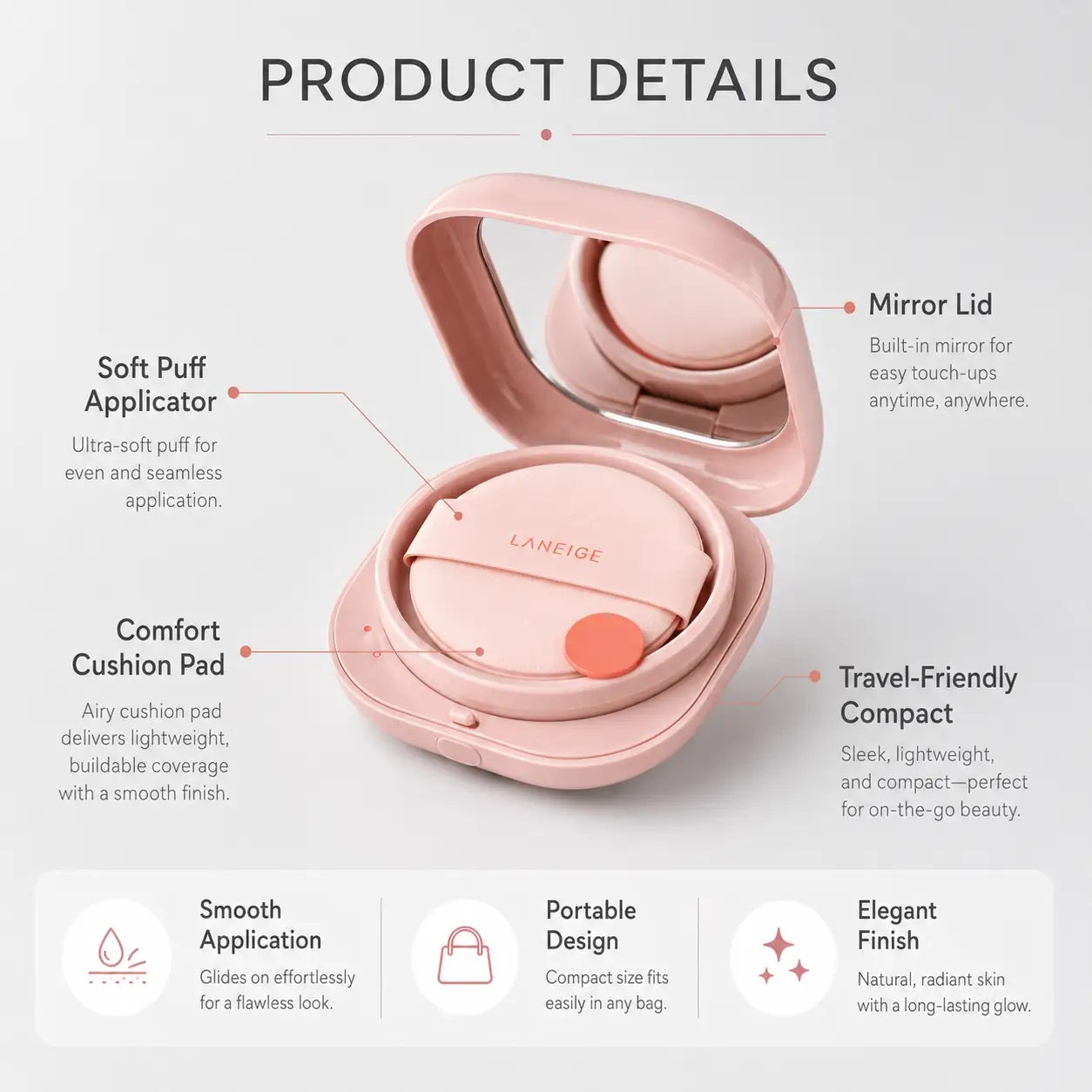 Laneige Neo Cushion Glow SPF46 PA 25N1 15G
