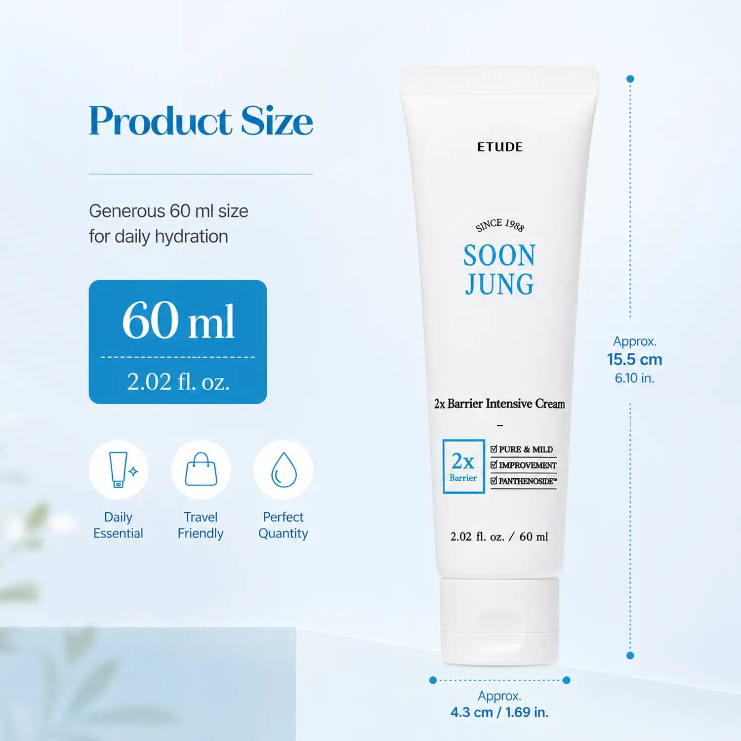 ETUDE SoonJung 2x Barrier Intensive Cream 60ml