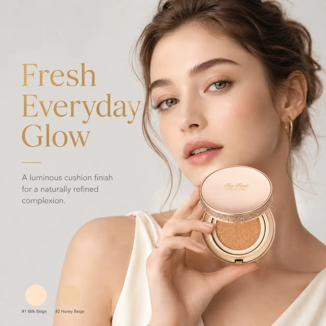 cushion puff applicator close-up