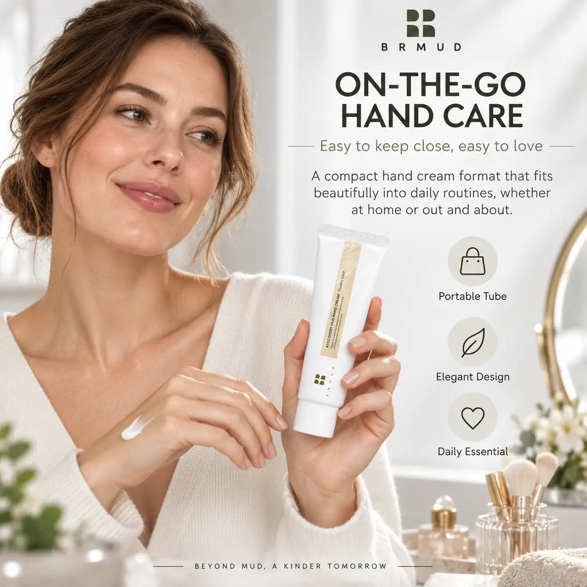 BRMUD Atocovery Mud Hand Cream (Flowery Wave) 50ml