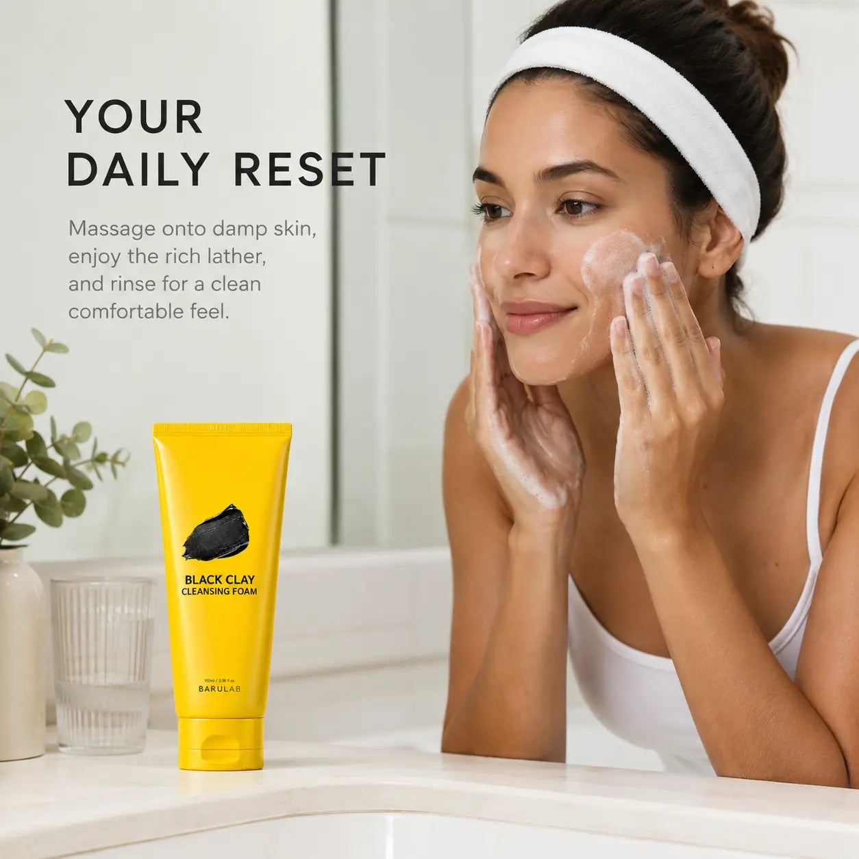 BARULAB Black Clay Cleansing Foam 100ml