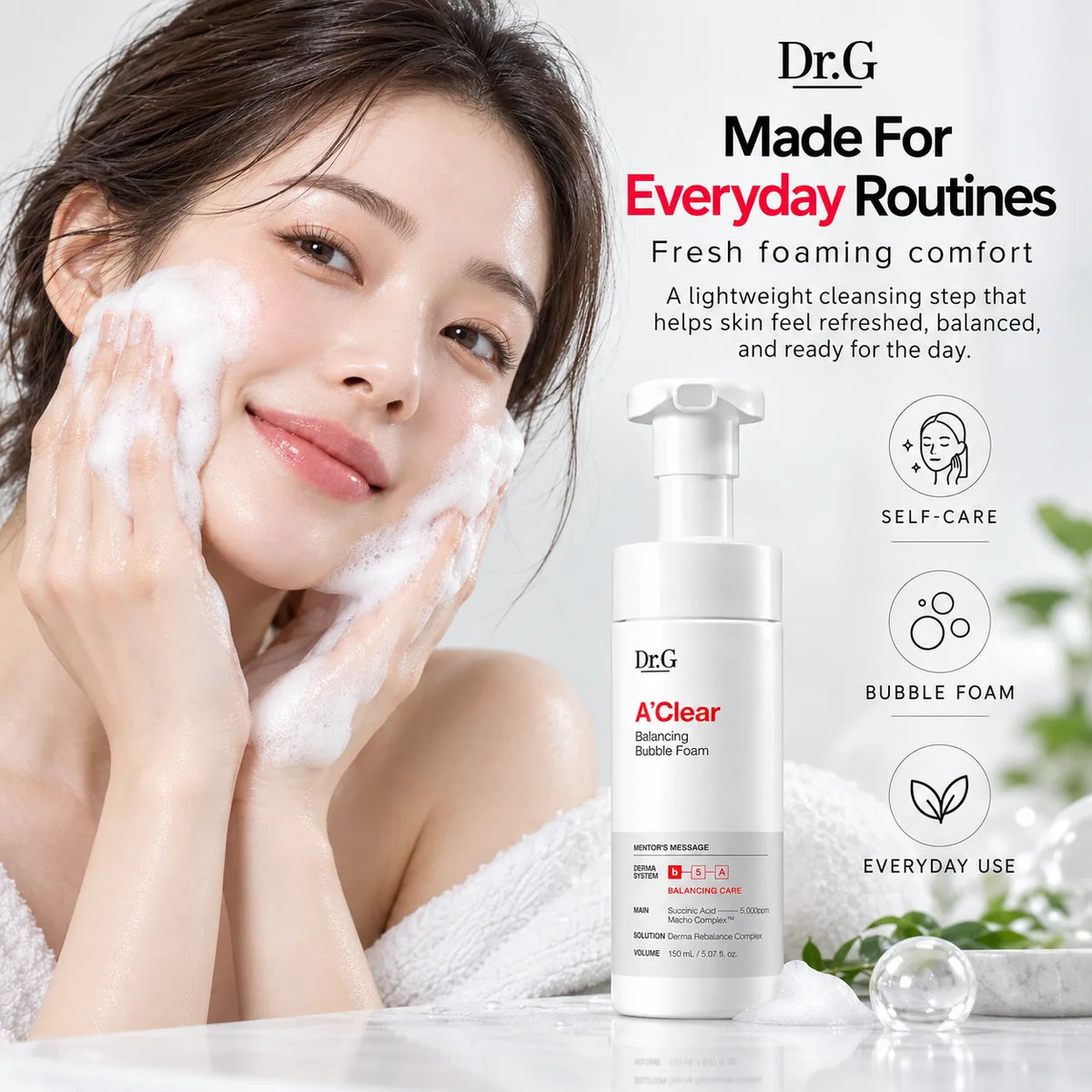 Dr.G A' Clear Bubble Foam 150ml