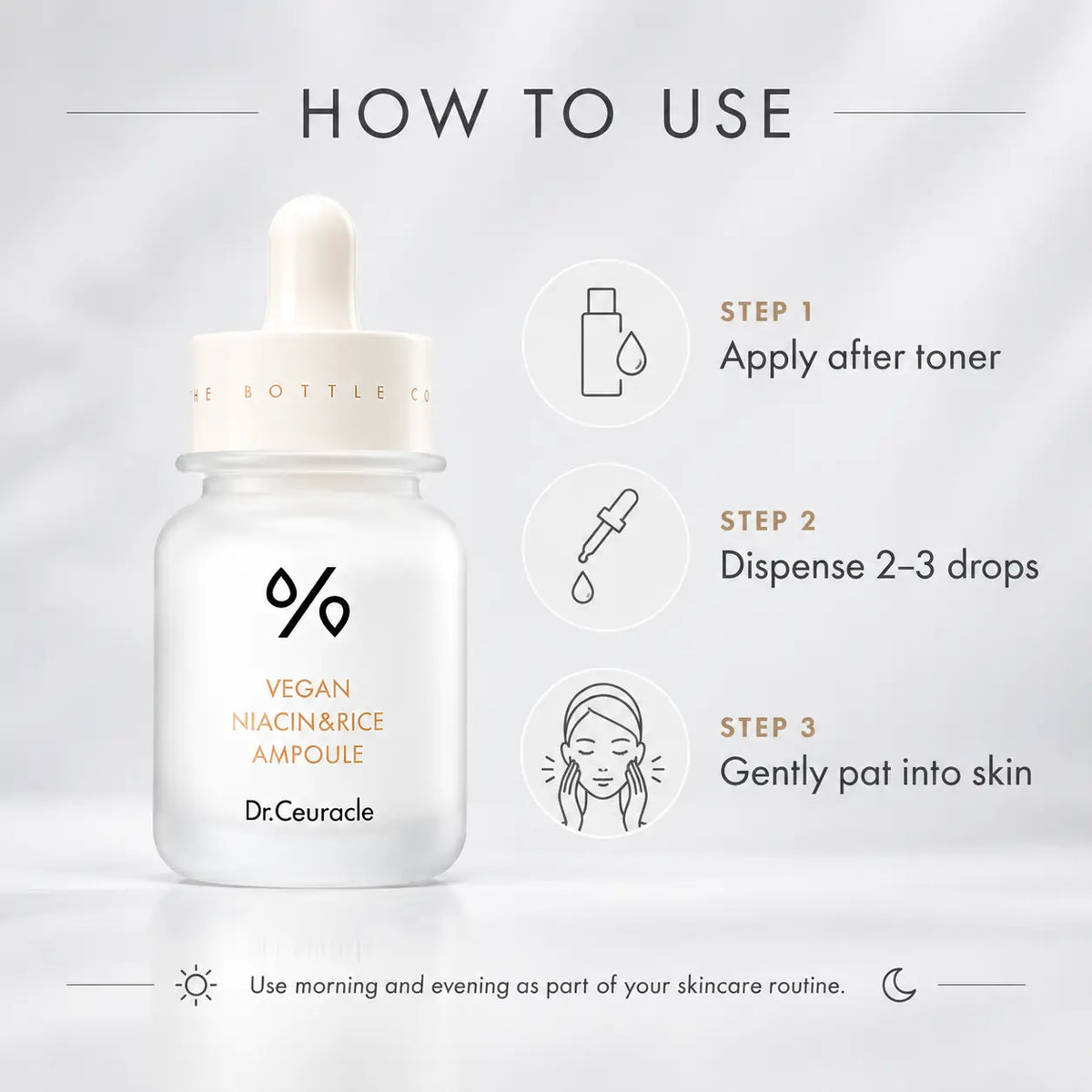 Dr. Ceuracle Vegan Niacin&rice Ampoule 30ml