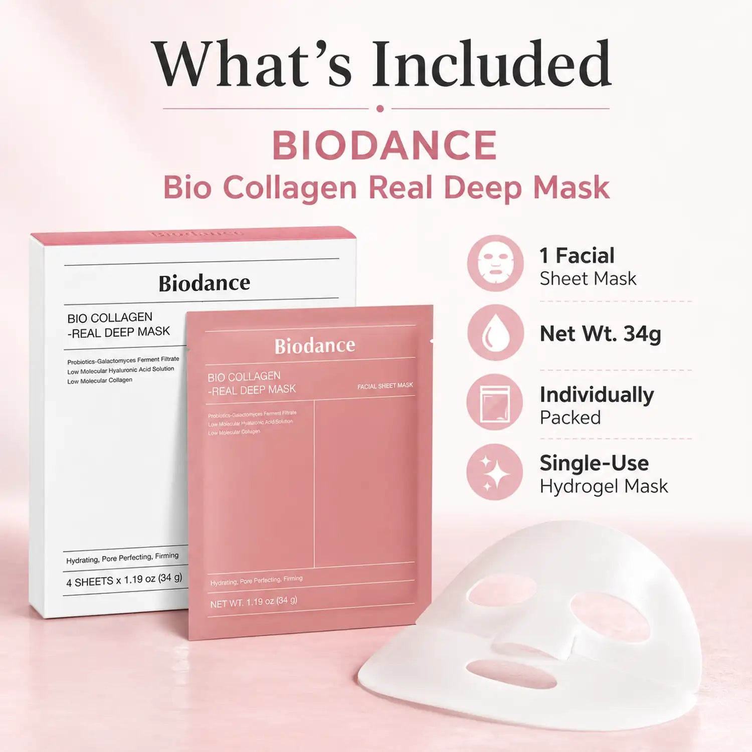BIODANCE Bio Collagen Real Deep Mask ( 34g 4ea )