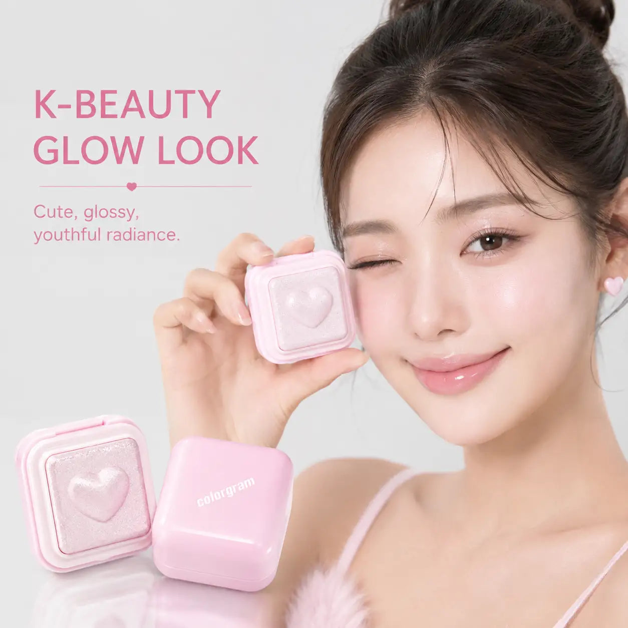 Colorgram Milk Bling Heartlighter 02 Pink Heart (view 10)