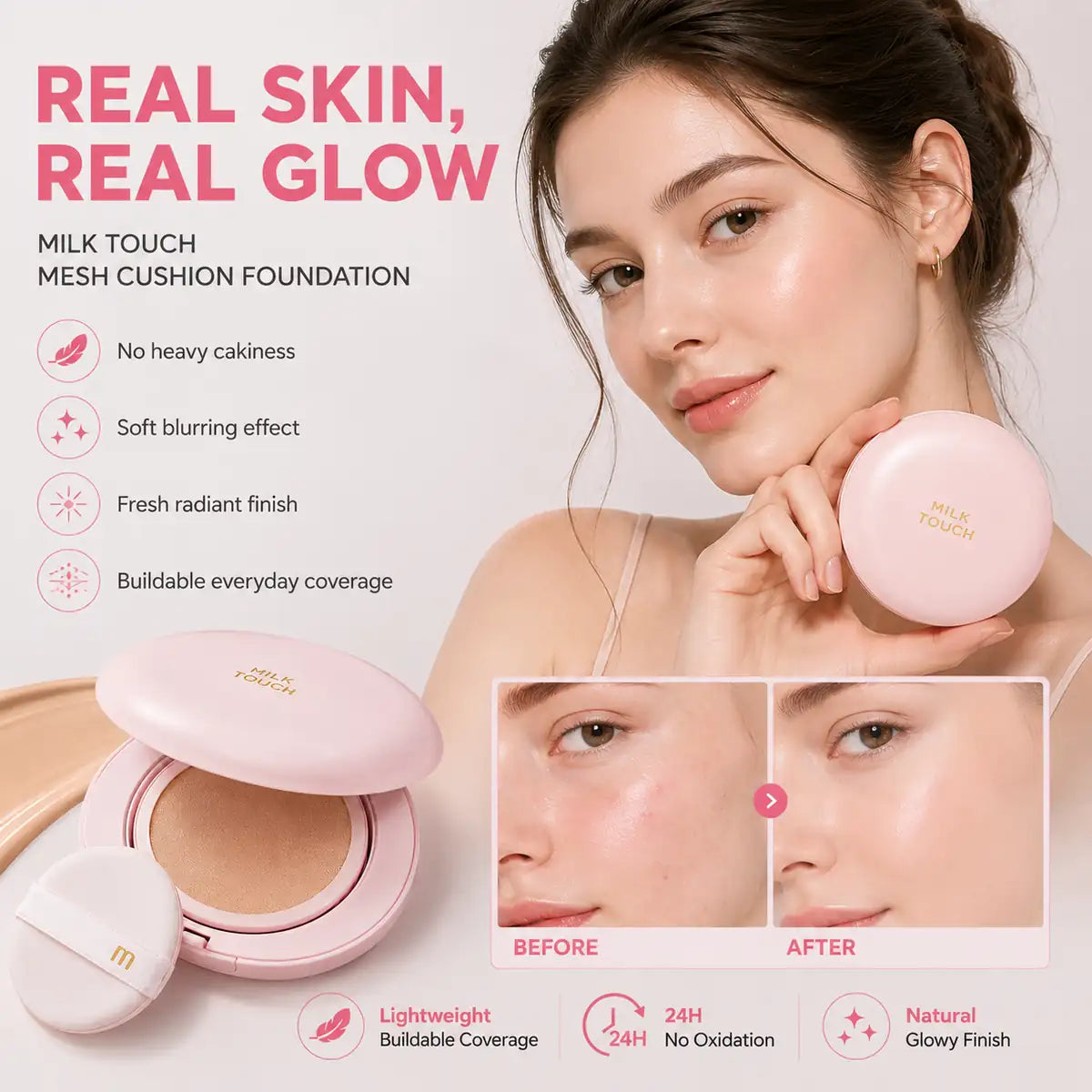 Milk Touch Milky Glow Cushion puff applicator (view 9)