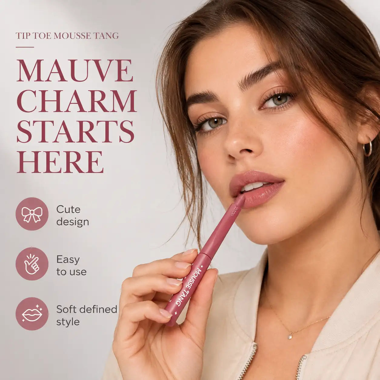 Tiptoe Mousse Tang Lip Matter 004 Priscilla Lip Tint