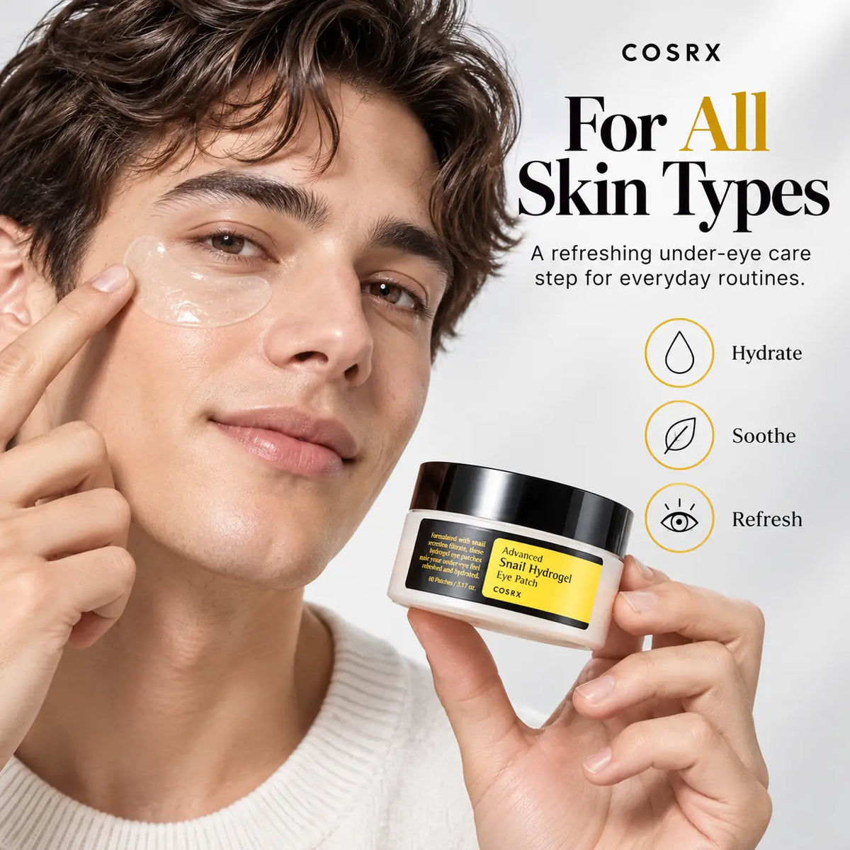 COSRX Advanced Snail Hydrogel Eye Patch Nail Polish Nail Color 60ea